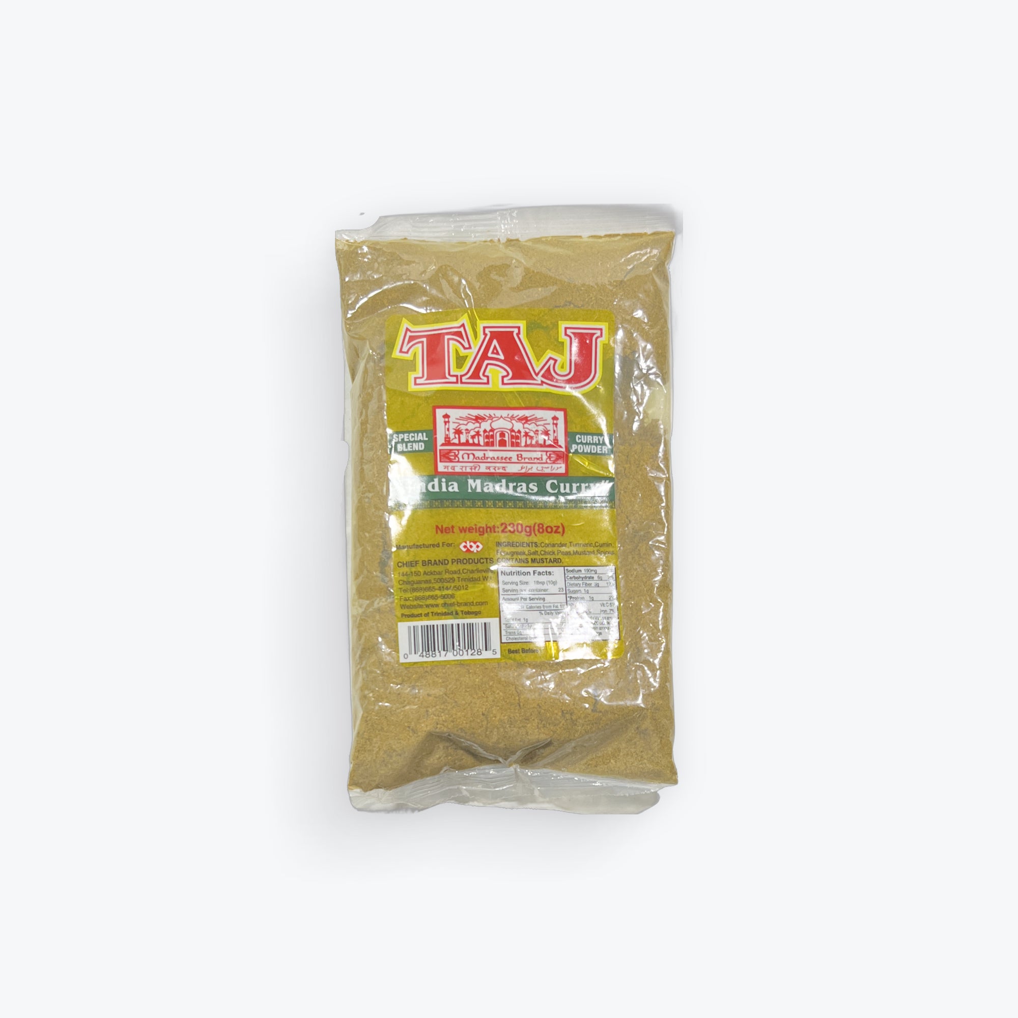 TAJ Madras Curry Powder Alli West Indian American Grocery