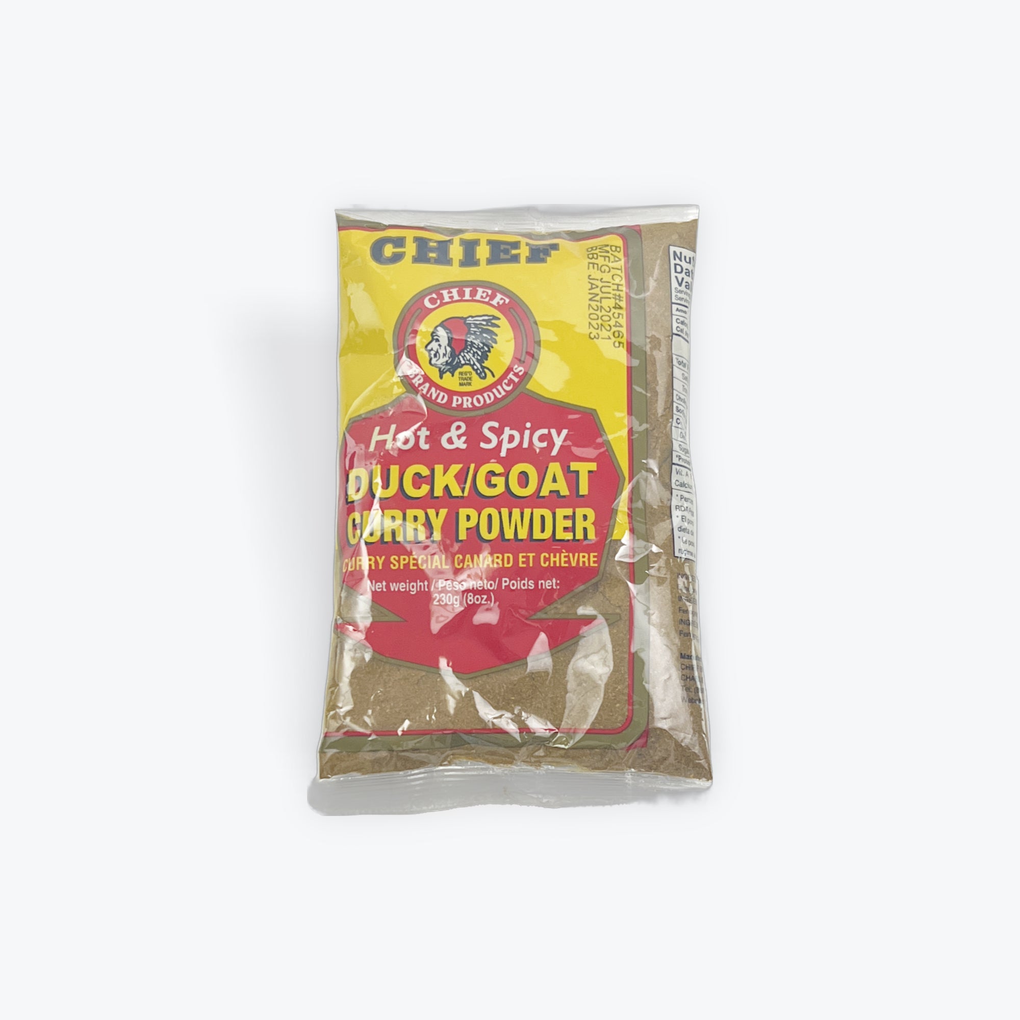 Chief Hot and Spicy Duck/Goat Curry Powder Alli West Indian
